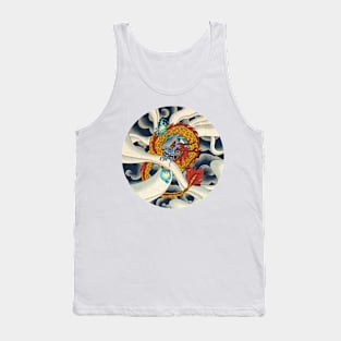 Minhwa: Asian Dragon with Magic Pearl D Type (Korean traditional/folk art) Tank Top